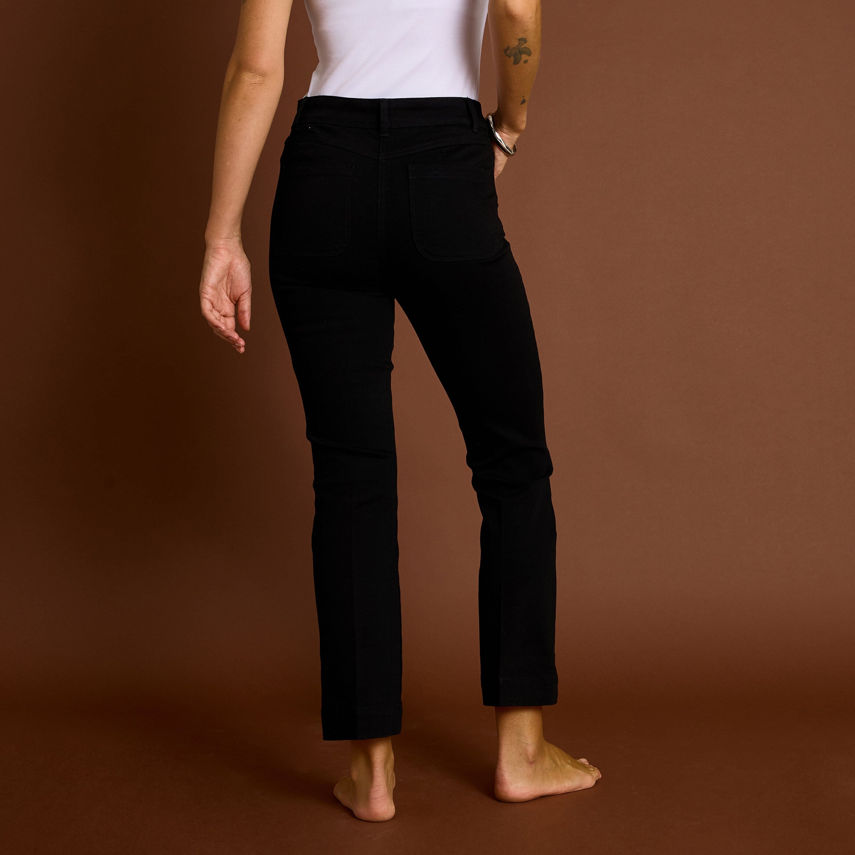 Jean bootcut raccourci TROPEZ RB02 femme