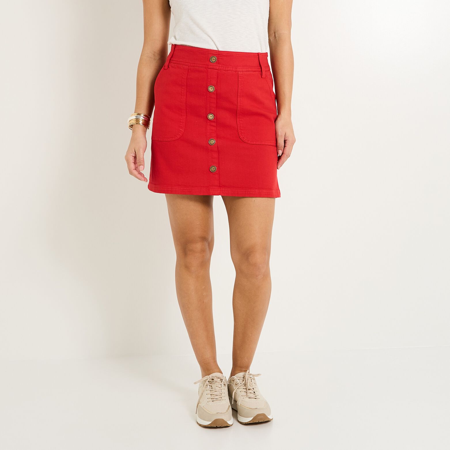 Jupe en denim femme