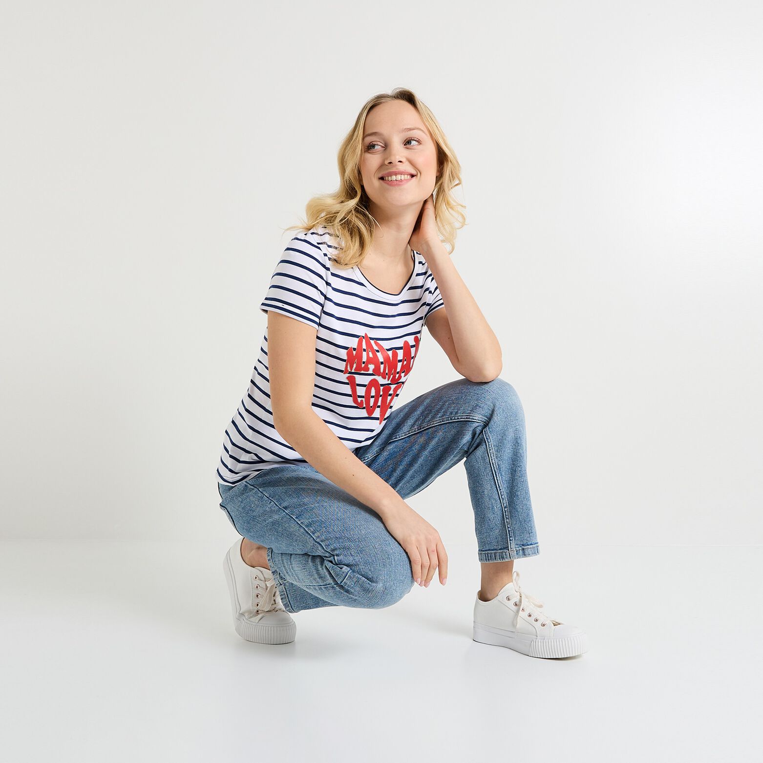 T-shirt à rayures femme