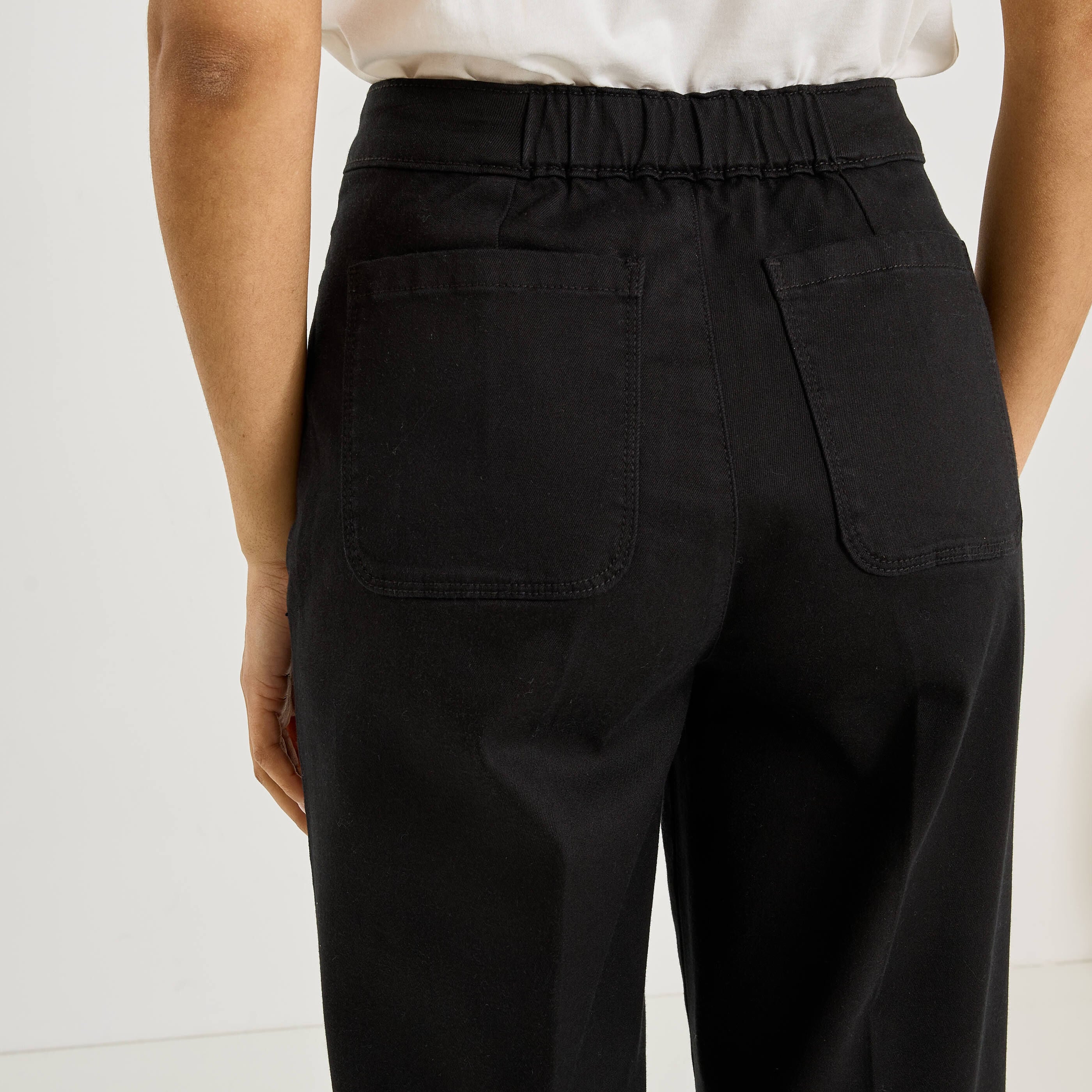 Jean flare &agrave; pont POMPON F02 femme