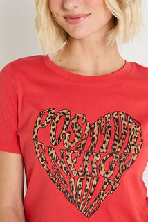 T-shirt col rond femme