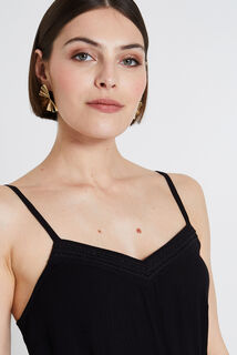 Robe longue unie femme