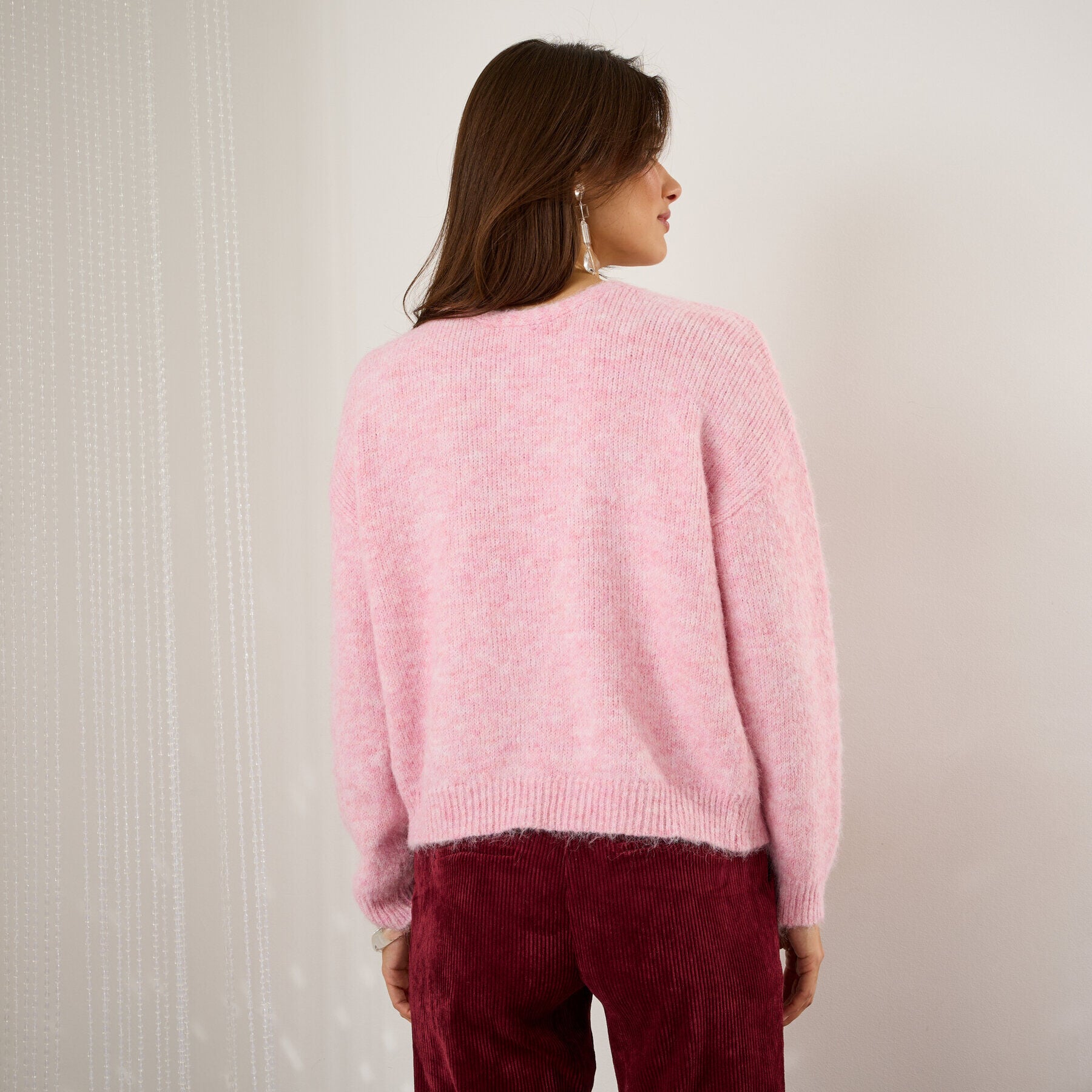 Pull manches longues 4 en 1 femme