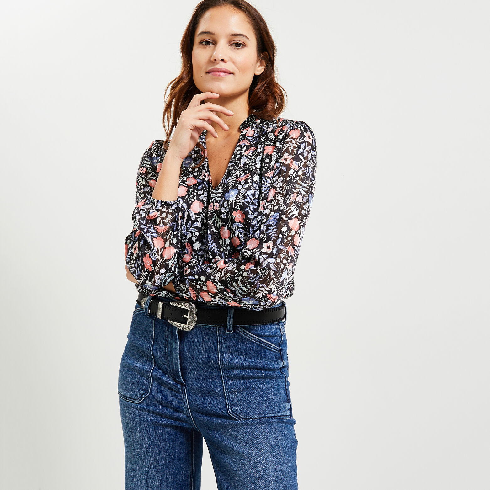 Blouse imprimée femme