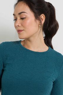 Robe pull col rond femme