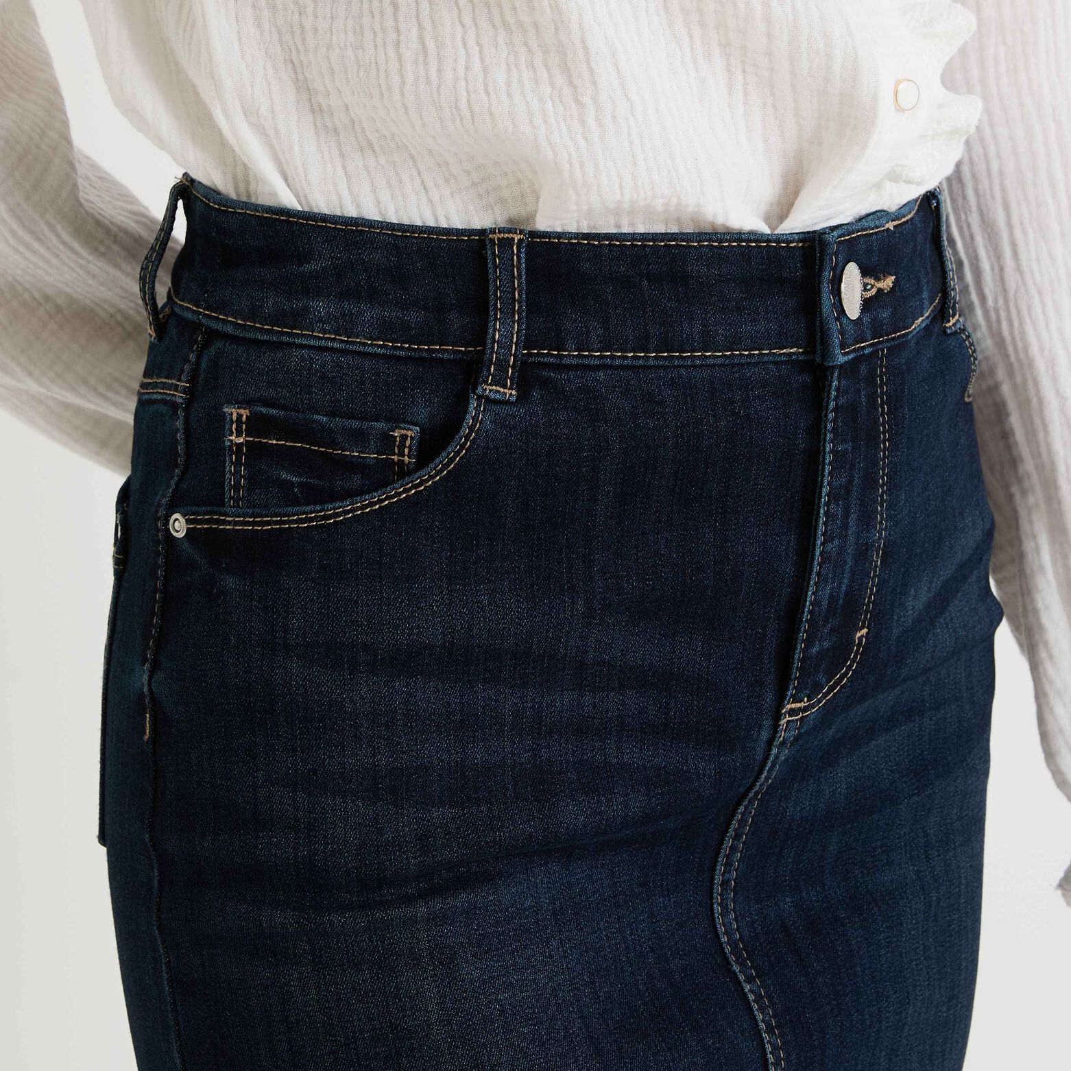 Jupe en jean femme