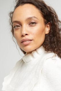 Robe pull volants femme 