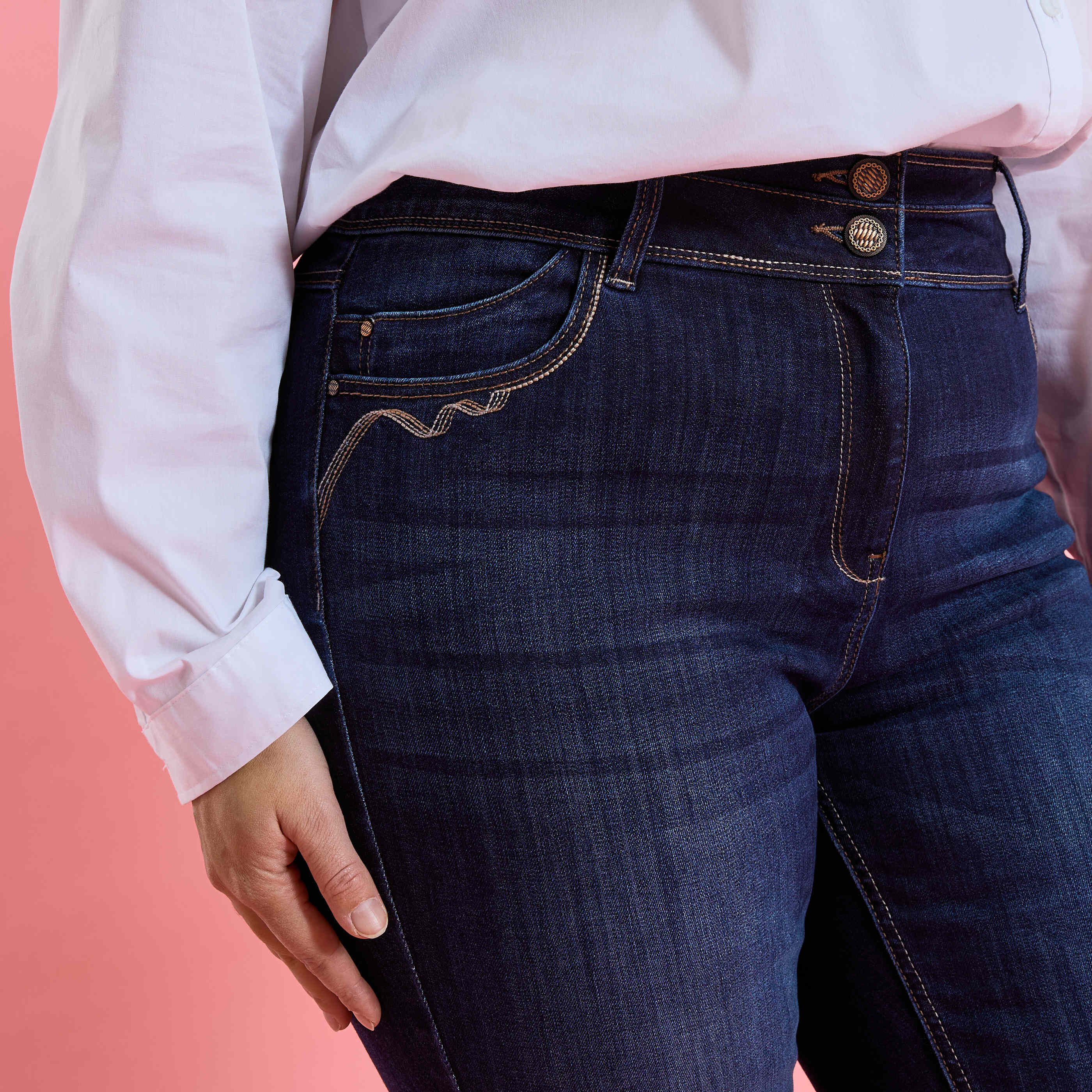 Jean slim raccourci HANOI R02 femme