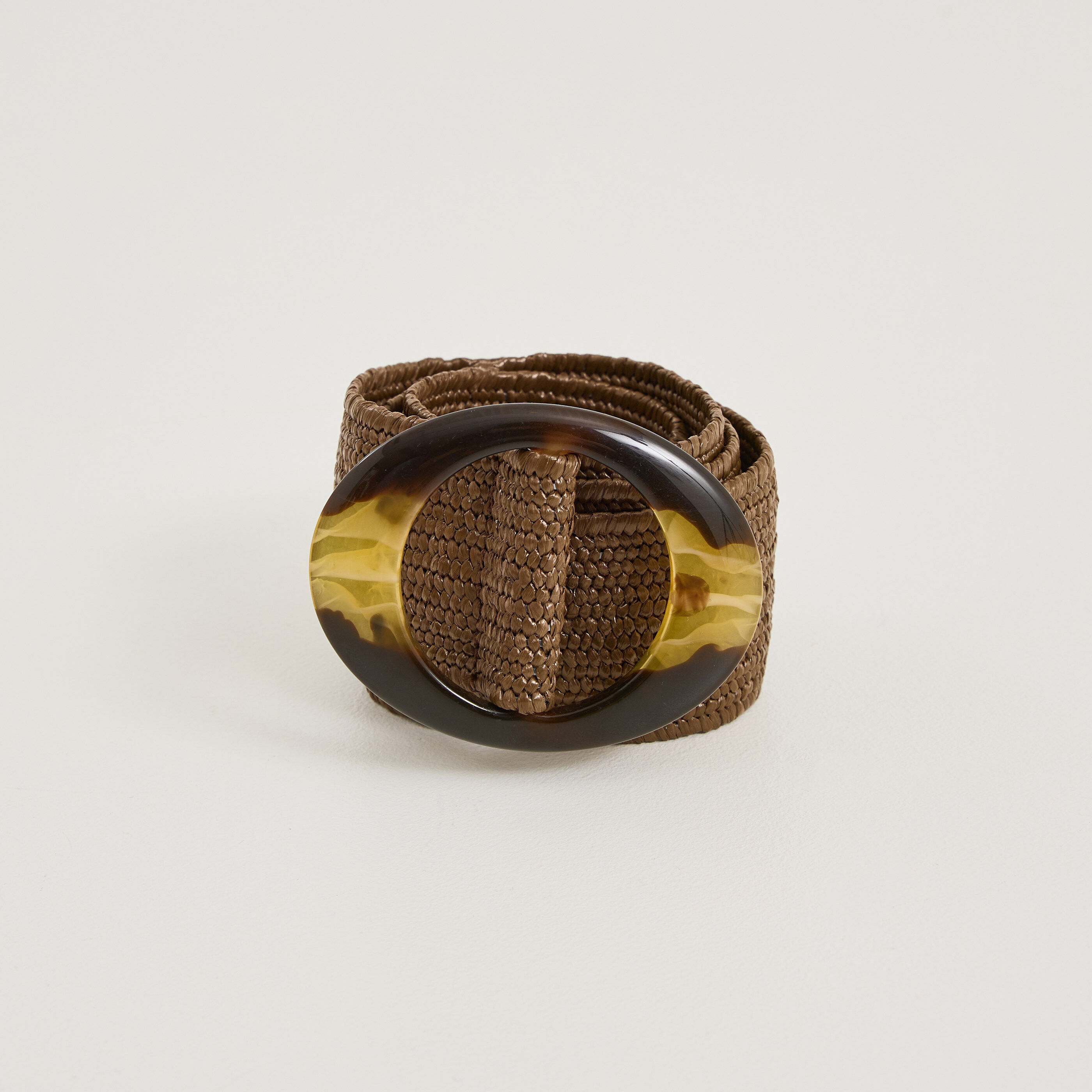 Ceinture fa&ccedil;on paille femme