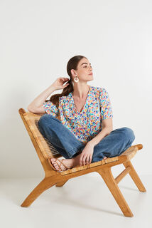 Blouse imprimée femme