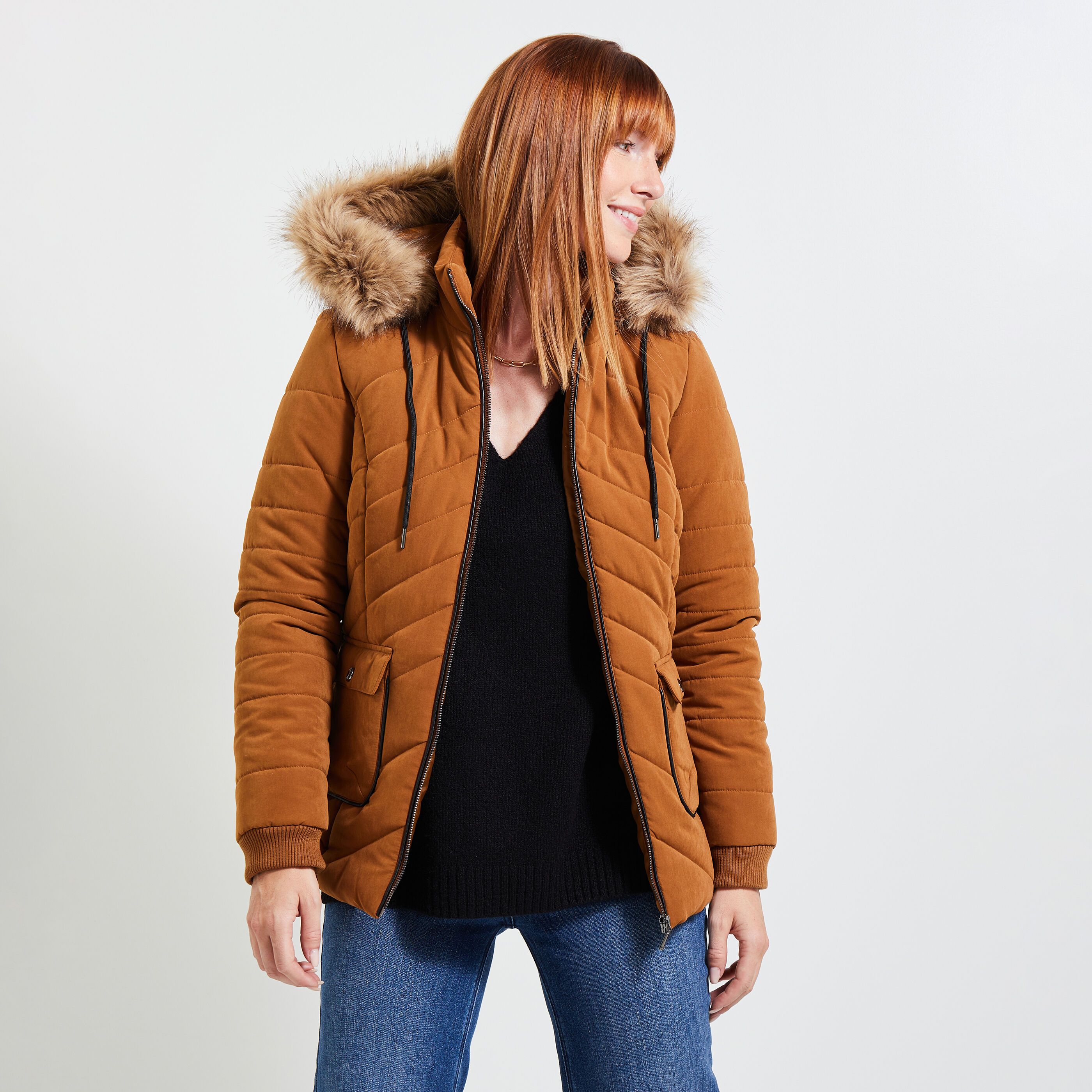 Doudoune courte chaude femme discount