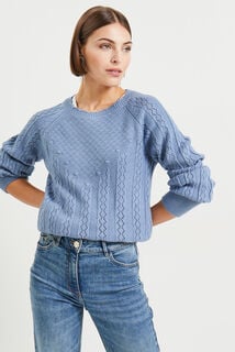Pull ajouré femme