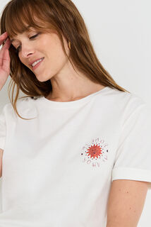T shirt col rond femme