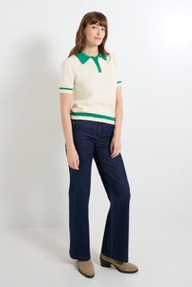 Pull manches courtes femme