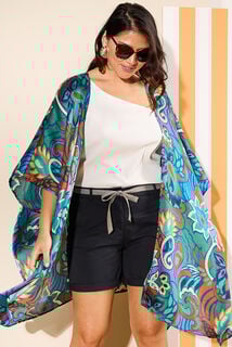 Kimono imprimé femme