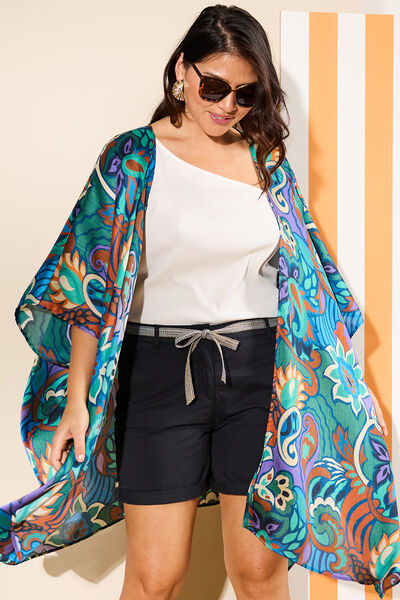 Kimono imprimé femme