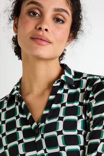 Chemisier manches longues femme
