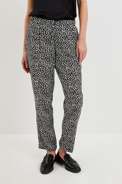 Pantalon fluide imprimé femme