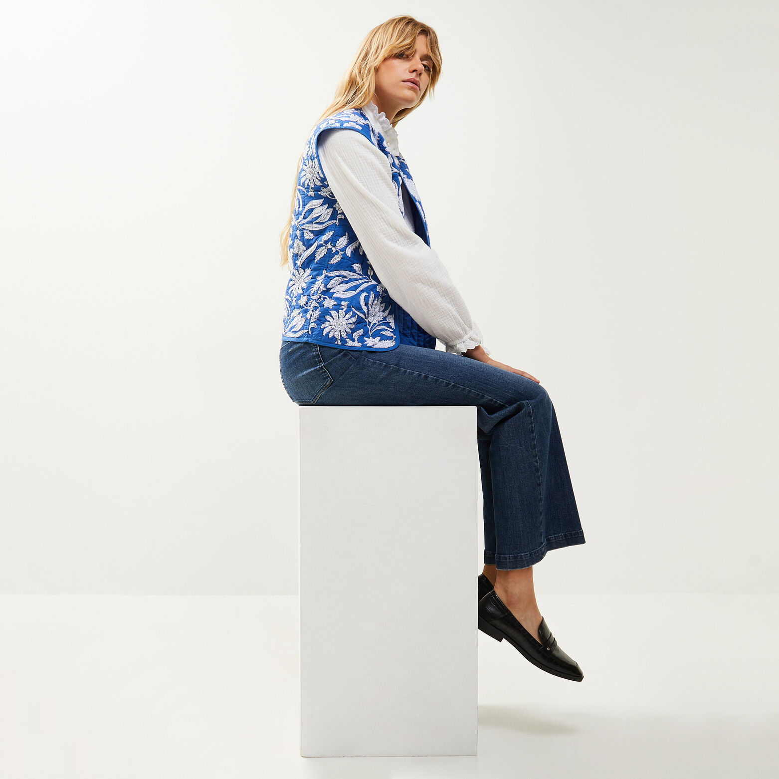 Veste matelassée reversible femme