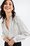 Chemise satinée à manches longues