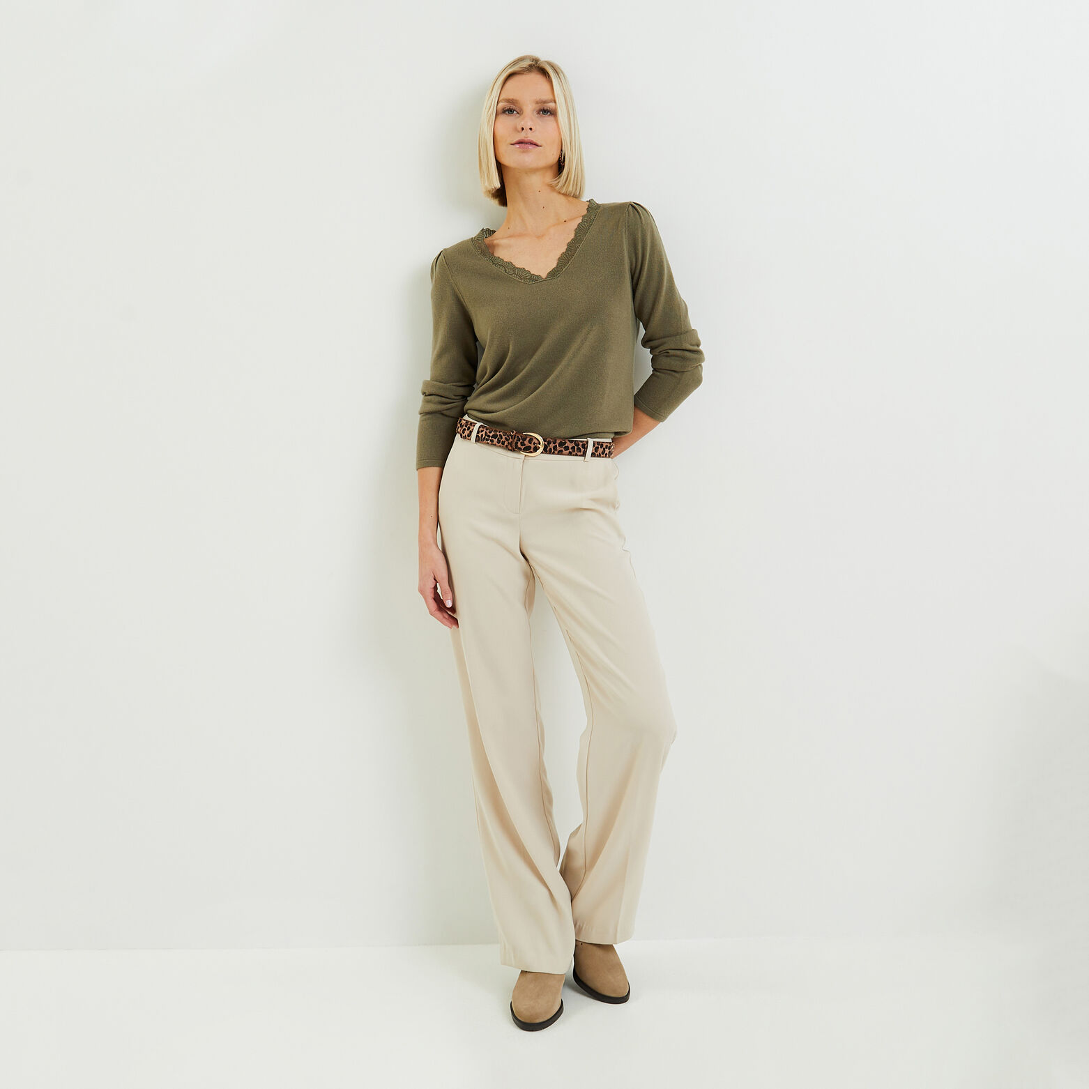 Pull fin femme
