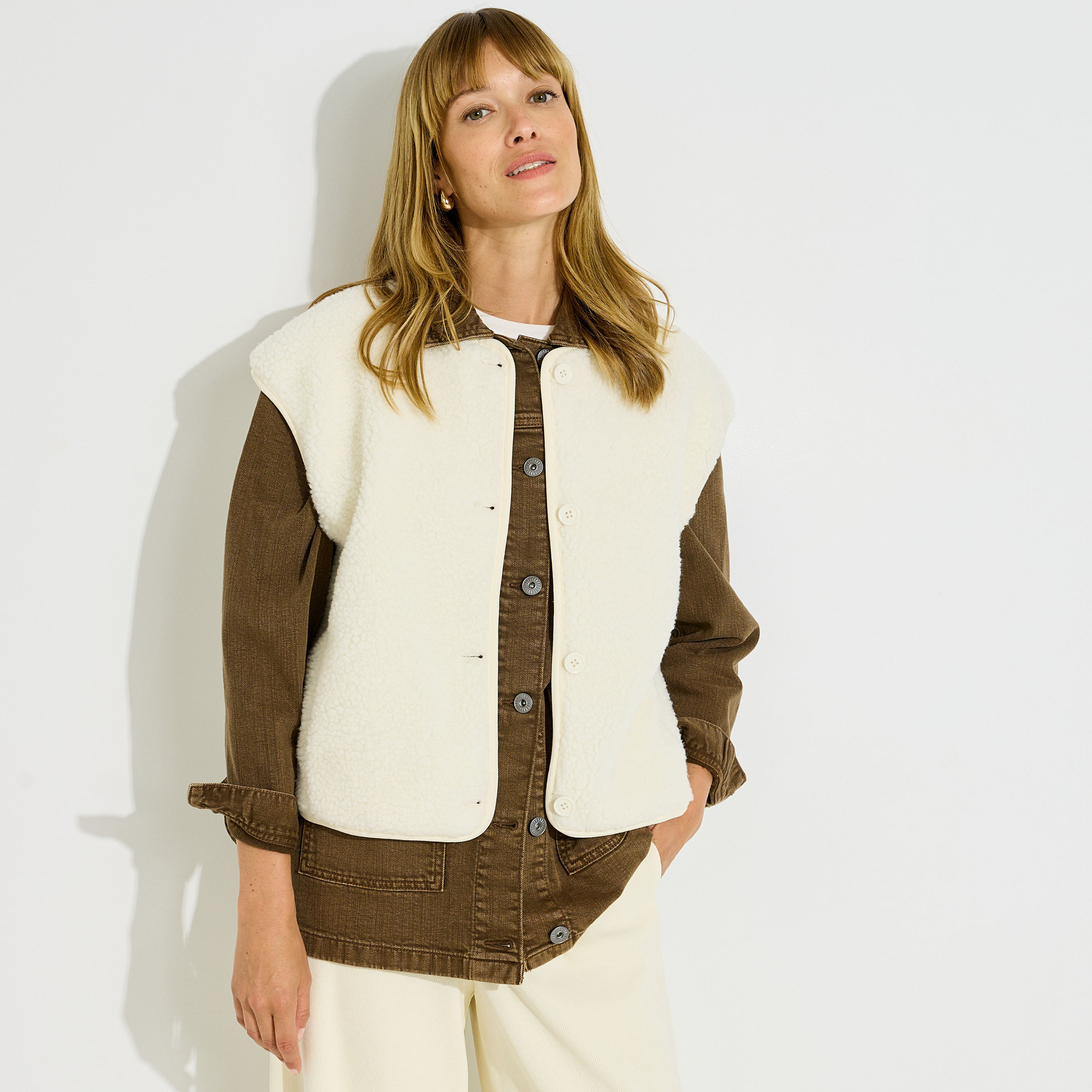 Gilet sans manches femme
