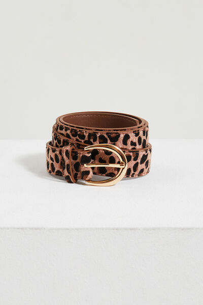 Ceinture léopard femme