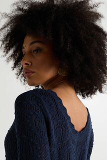 Pull jeux de points femme