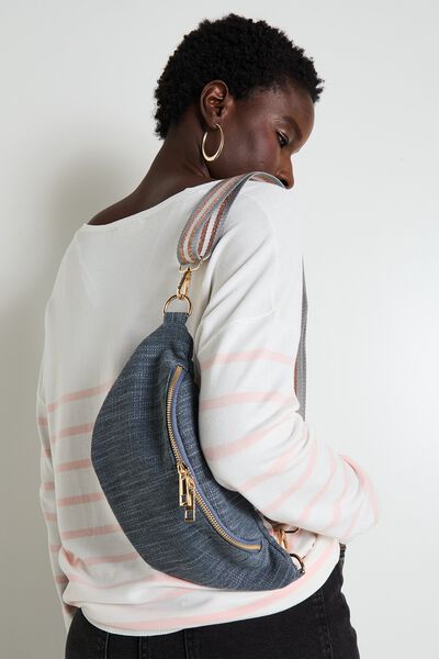 Sac banane toile femme