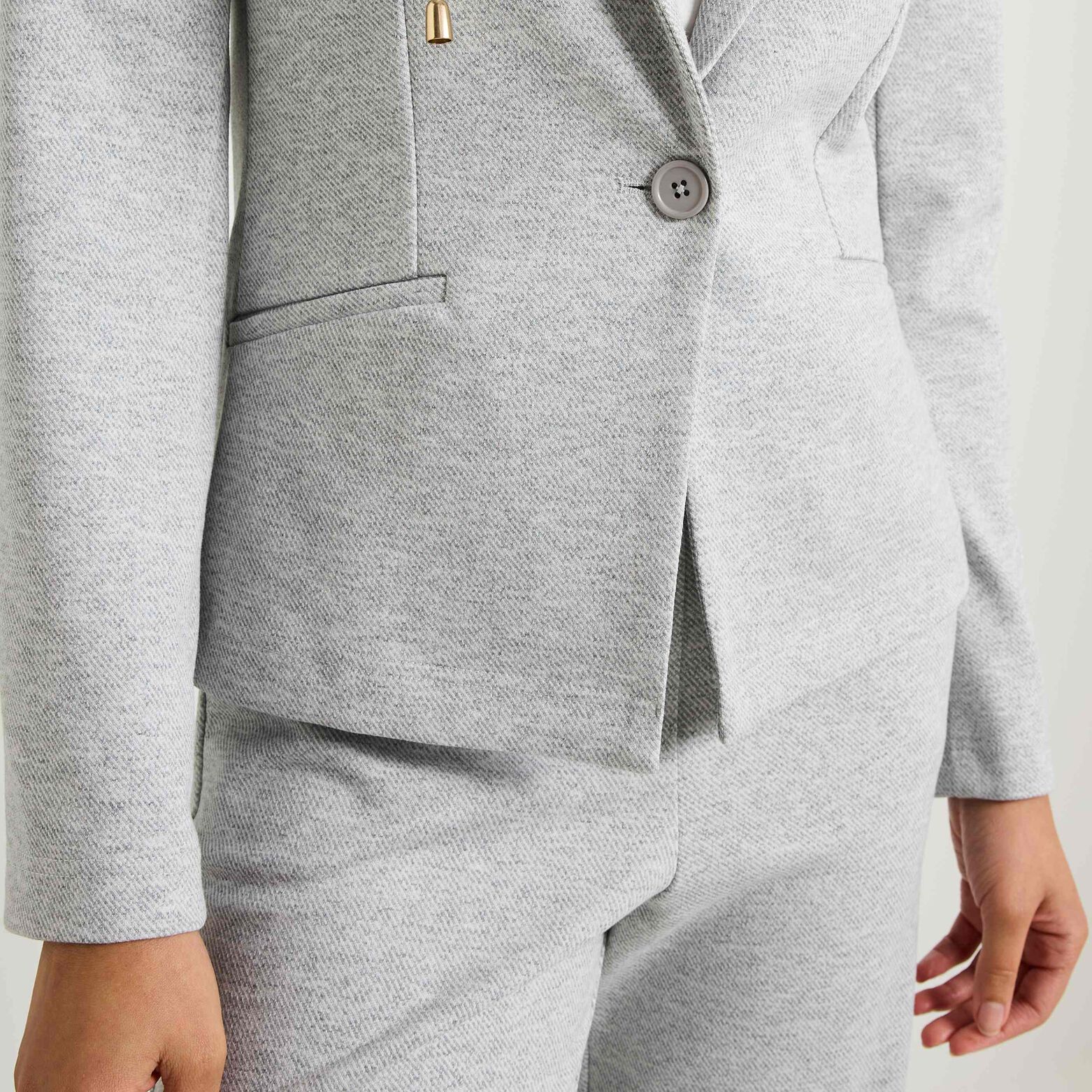 Blazer capuche amovible femme