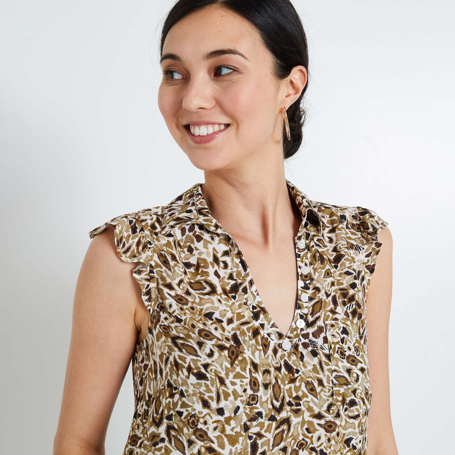 Blouse imprimée femme