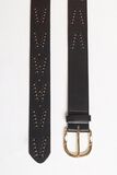 Ceinture large tressée femme