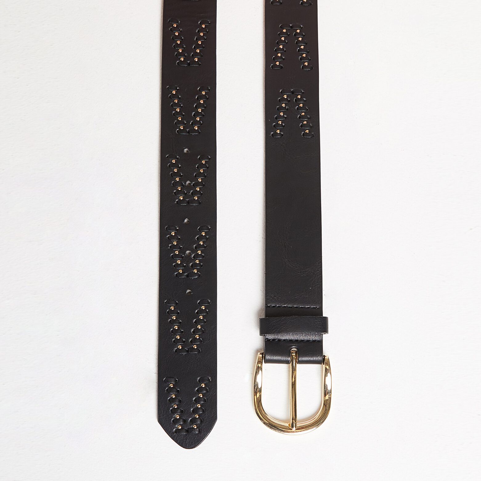 Ceinture large tressée femme