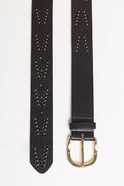Ceinture large tressée femme
