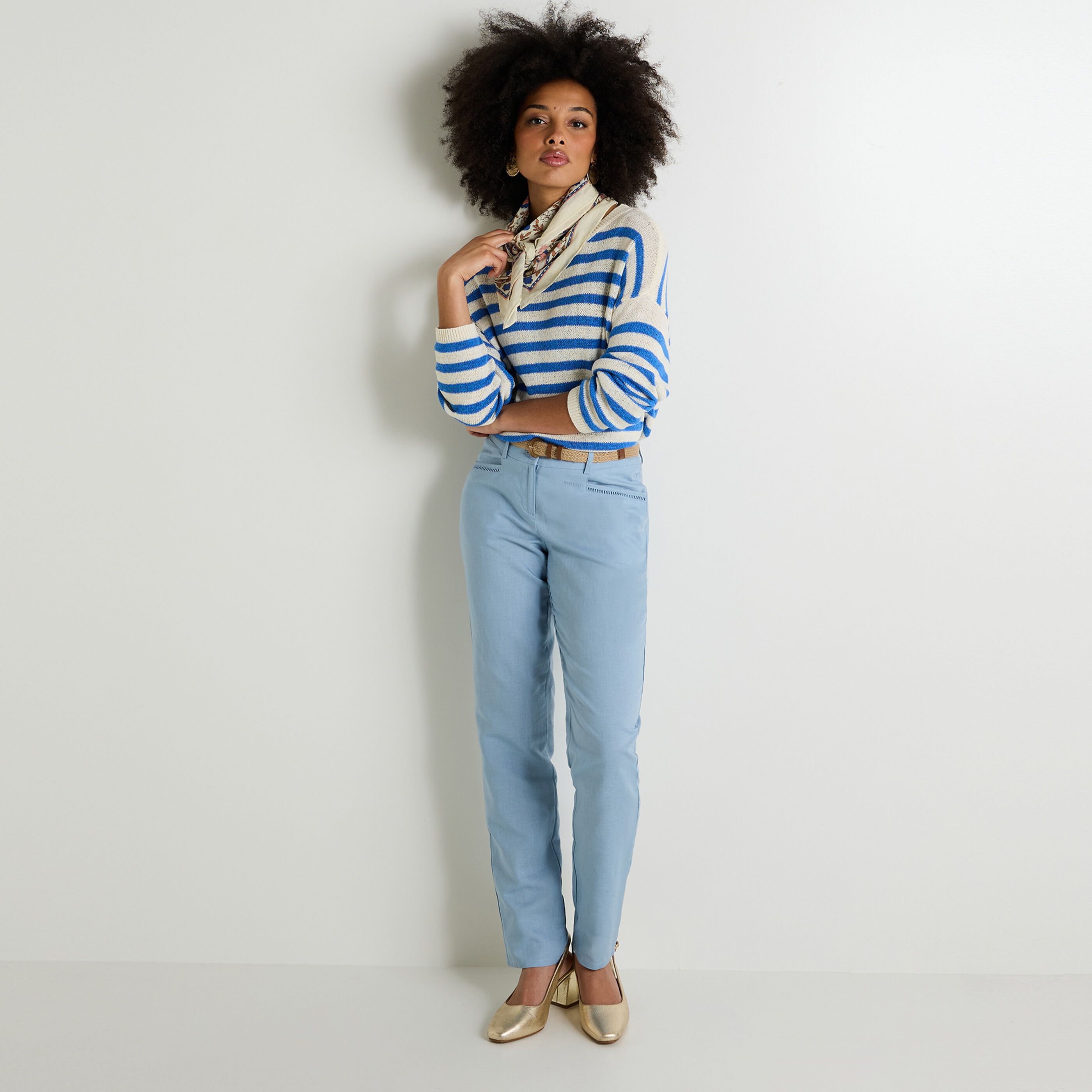 Pantalon chino femme