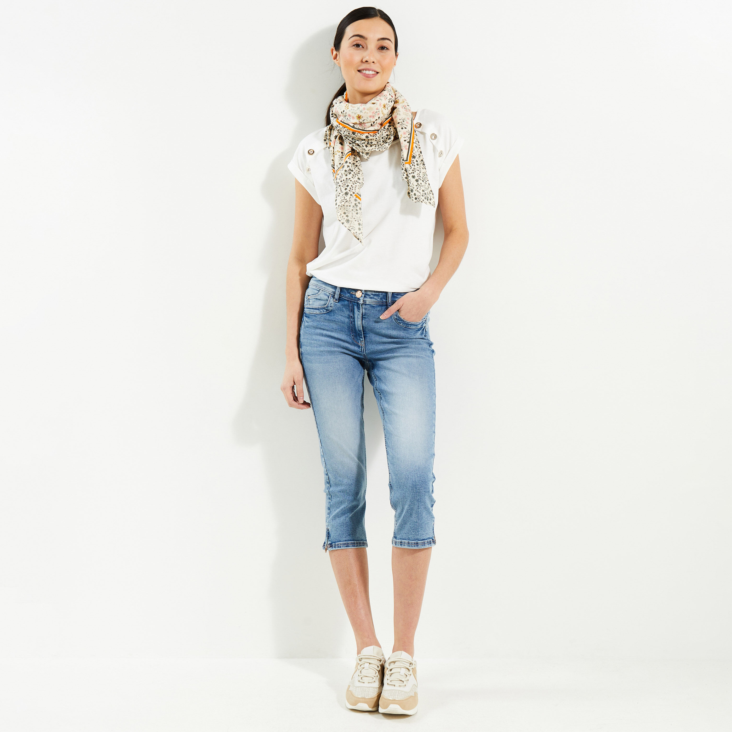 Corsaire jean CAMBODIA femme