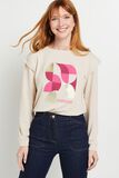 Sweat avec épaulettes femme