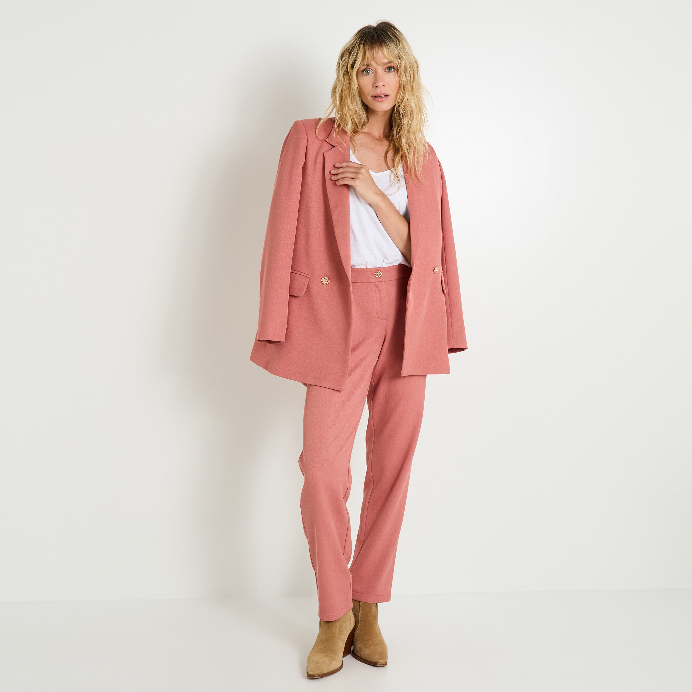 Pantalon raccourci femme
