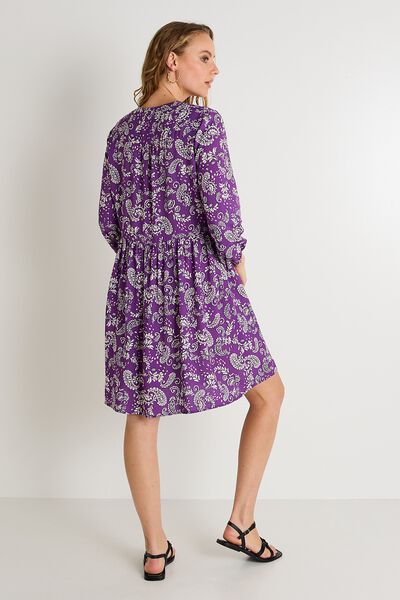 Robe fluide imprimée femme