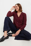 T-shirt col victorien femme