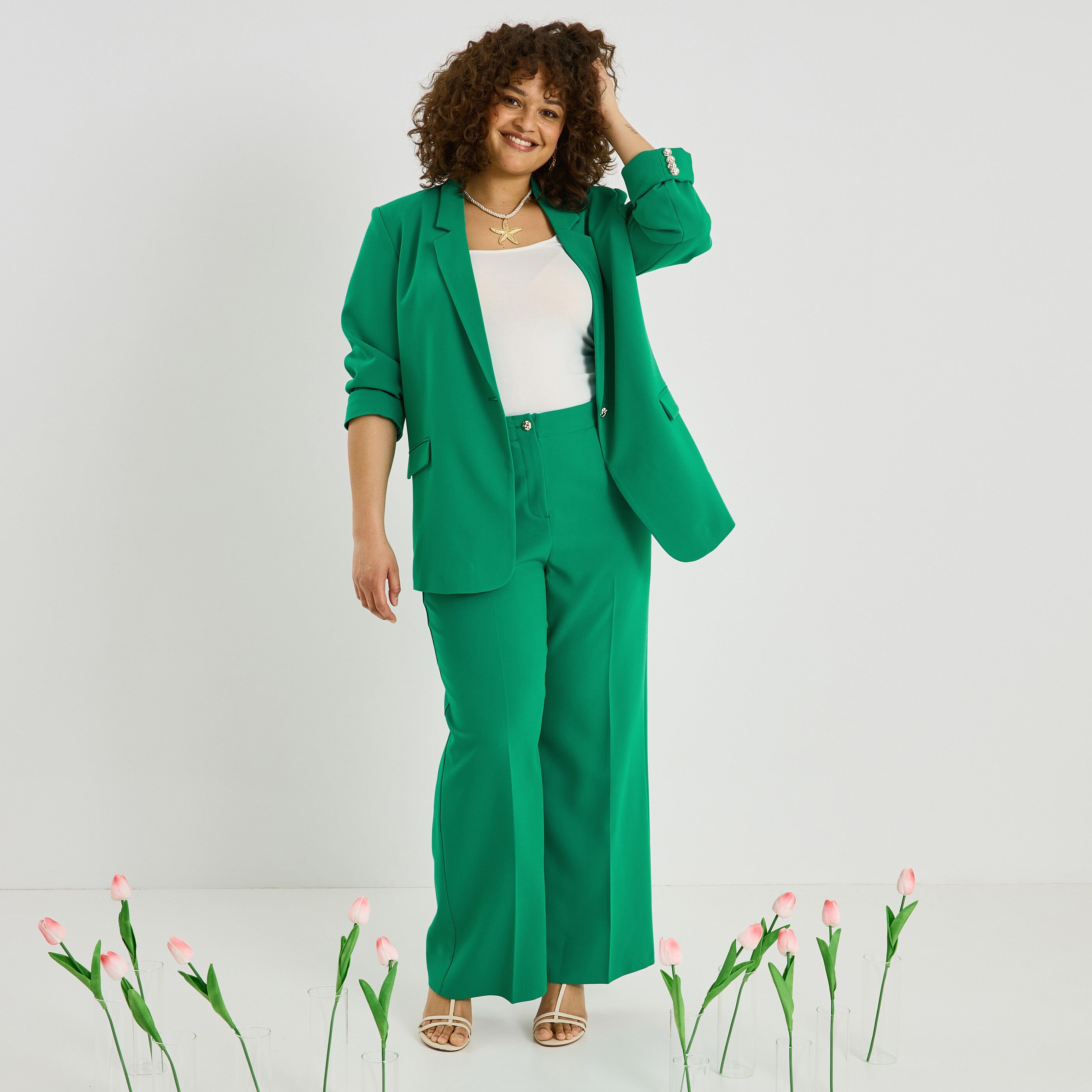 Veste tailleur unie femme