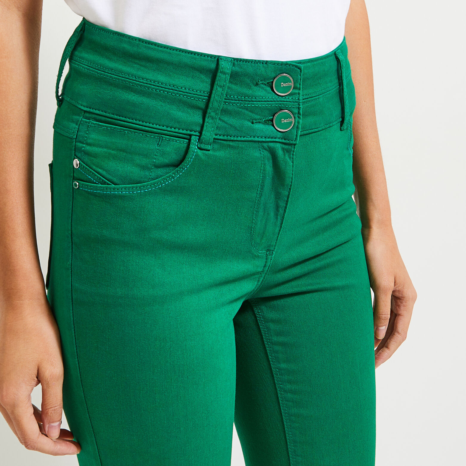 Jean slim taille haute BOSTON femme