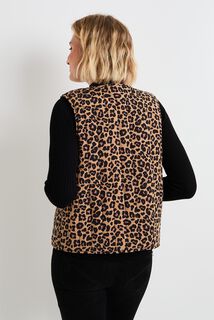 Veste imprimé léopard femme