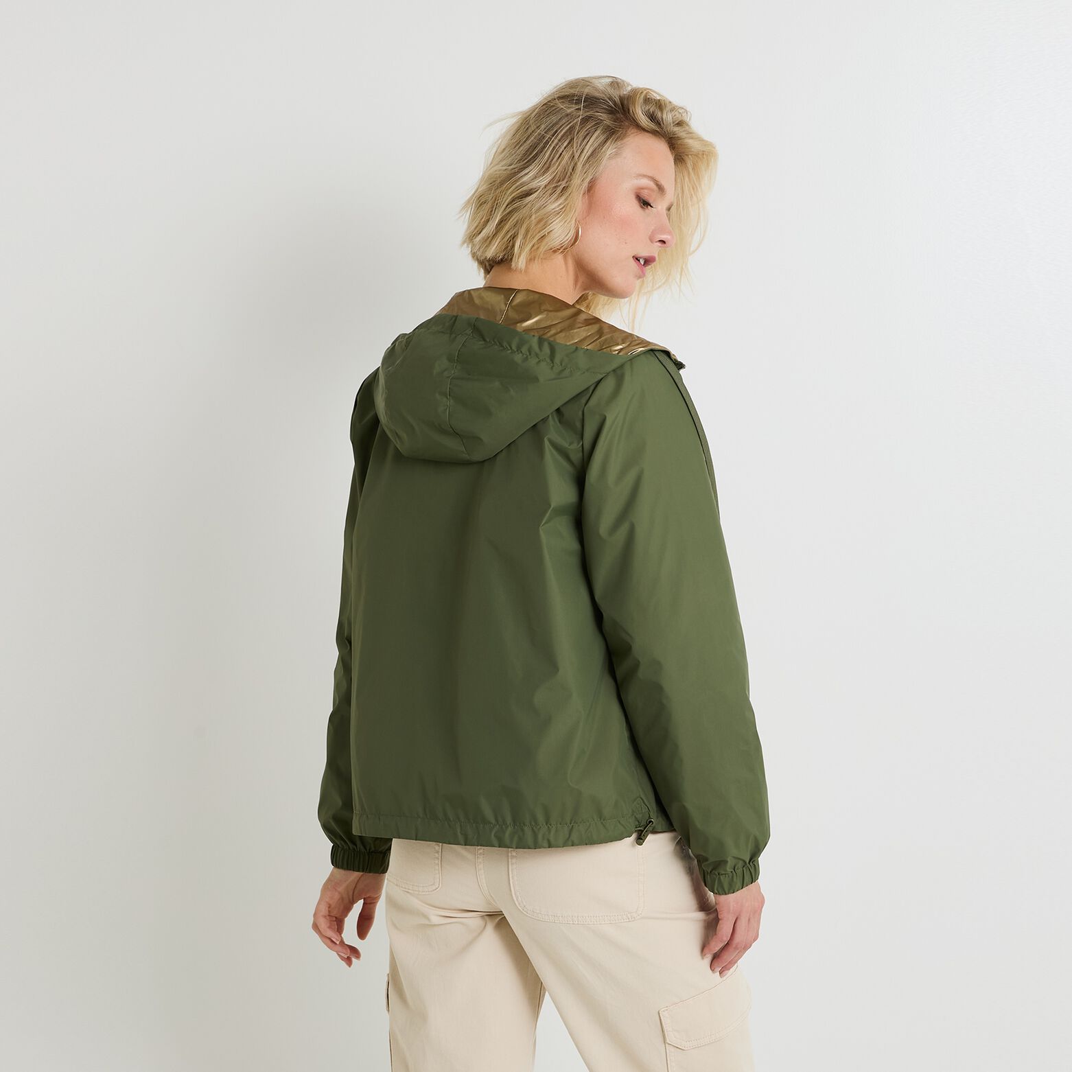 Parka réversible femme