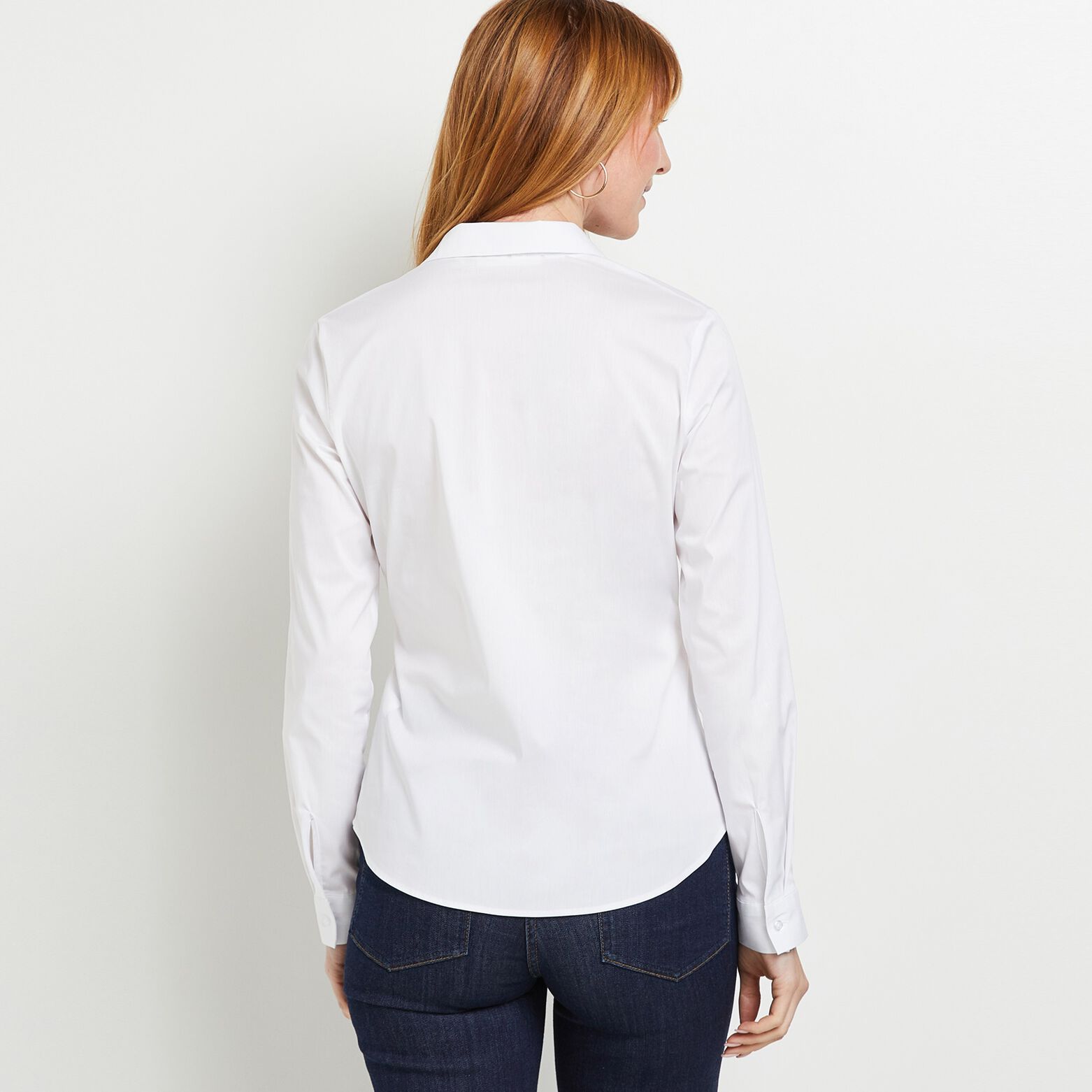 Chemise blanche unie femme
