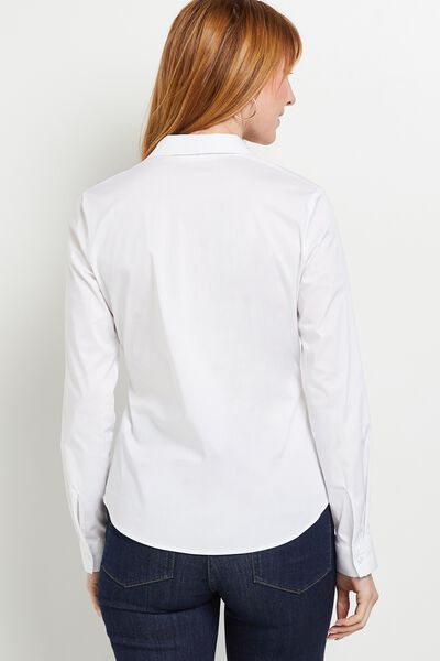 Chemise blanche unie femme
