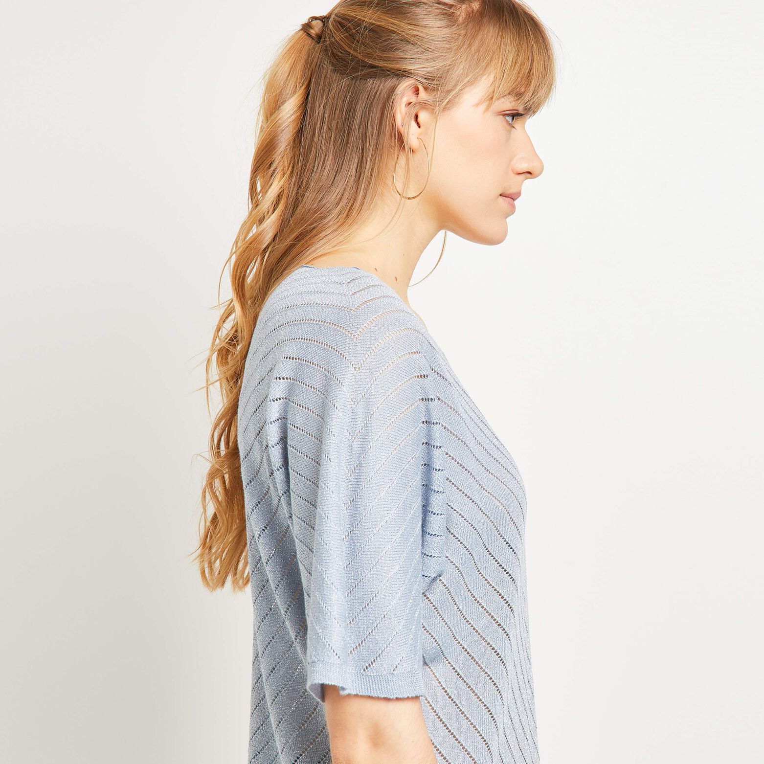 Pull ajouré femme