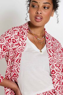 Veste blazer imprimée femme