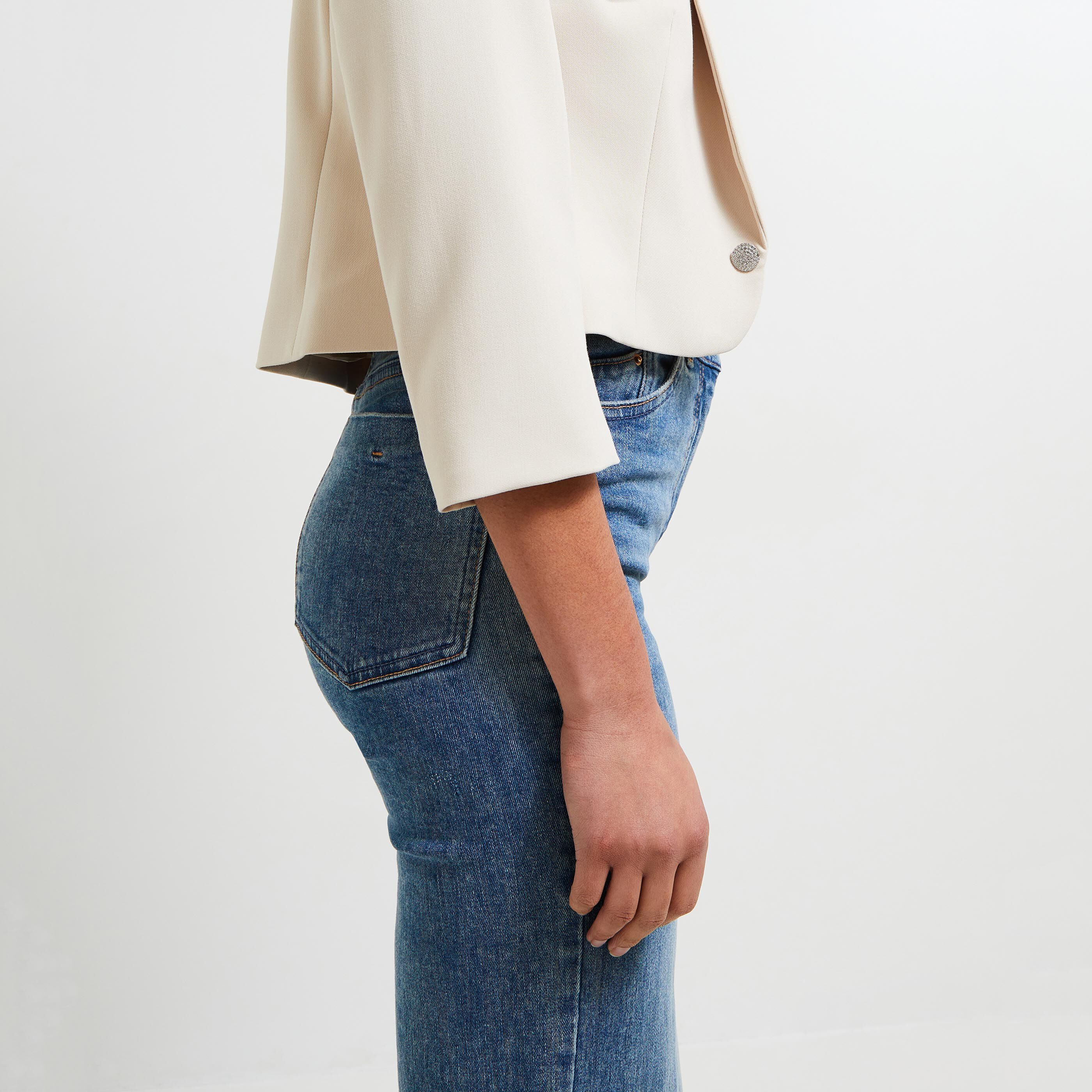 Veste blazer femme BEIGE Graindemalice