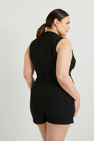 Combishort sans manches femme